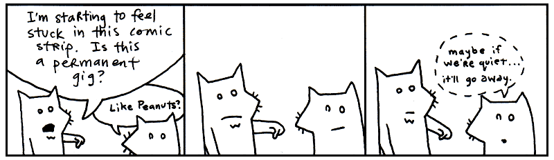 The sly foxes think silence will kill the comic.